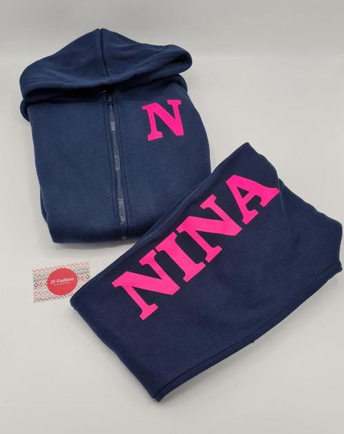 Joggingpakken met je eigen naam in maat 164, Kinderen en Baby's, Kinderkleding | Maat 164, Nieuw, Meisje, Broek, Ophalen of Verzenden