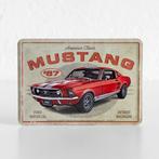 Ford Mustang 1967 metal card - postcard, Ophalen of Verzenden, Zo goed als nieuw, Auto's