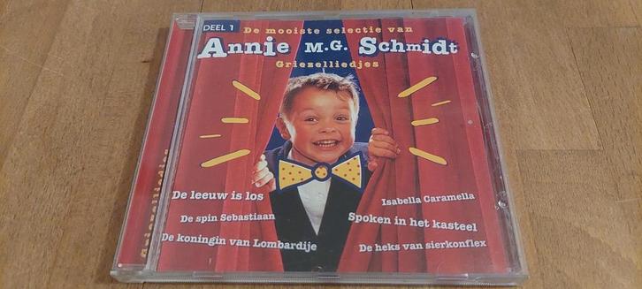 Annie M.G. Schmidt - Griezeliedjes CD, Cd's en Dvd's, Cd's | Kinderen en Jeugd, Zo goed als nieuw, Muziek, 3 tot 5 jaar, 6 tot 9 jaar