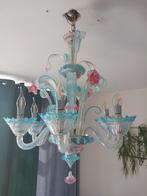 Murano,Venetiaanse dubbele kroonluchter., Antiek en Kunst, Antiek | Lampen, Ophalen of Verzenden