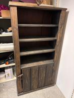 Houten Kast met Deuren en Planken steigerhout, Ophalen, Gebruikt, 100 tot 150 cm, 150 tot 200 cm