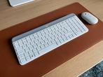 Logitech MK470 Slim Combo Wit - toetsenbord en muis, Computers en Software, Toetsenborden, Ophalen, Toetsenbord en muis-set, Zo goed als nieuw
