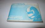 Honda VTR1000F Firestorm owner's manual, Motoren, Handleidingen en Instructieboekjes, Verzenden, Honda