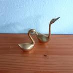 Zwanen, messing, vintage, Ophalen of Verzenden