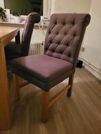 4 stuks EetkamerStoelen, Ophalen, Zo goed als nieuw, Stof, Vier