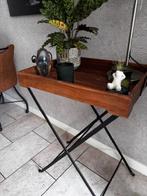 butler tray, Ophalen of Verzenden, Gebruikt, Rechthoekig, Hout