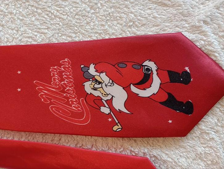 Disney Kerst Stropdas - Feestelijk en Uniek!, Kleding | Heren, Stropdassen, Zo goed als nieuw, Met patroon, Rood, Ophalen of Verzenden