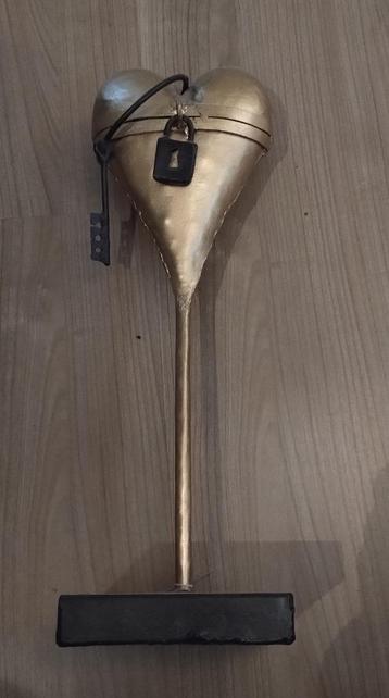 Design hart 'sleutel tot mijn hart' metaal, zeer mooi cadeau beschikbaar voor biedingen
