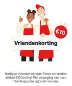 Picnic vriendenkorting, Eén persoon, Cadeaubon