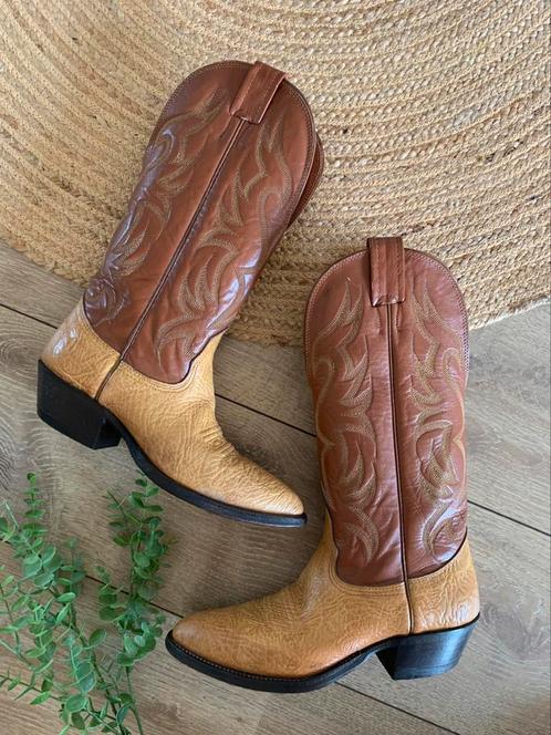 Nocona boots 39 western boots bohemian cowboylaarzen, Kleding | Dames, Schoenen, Zo goed als nieuw, Hoge laarzen, Bruin, Ophalen of Verzenden