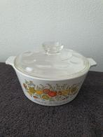Vintage Ovenschaal/Stoofpot 23,5 x 19,5 cm x 8,5 cm, Ophalen of Verzenden