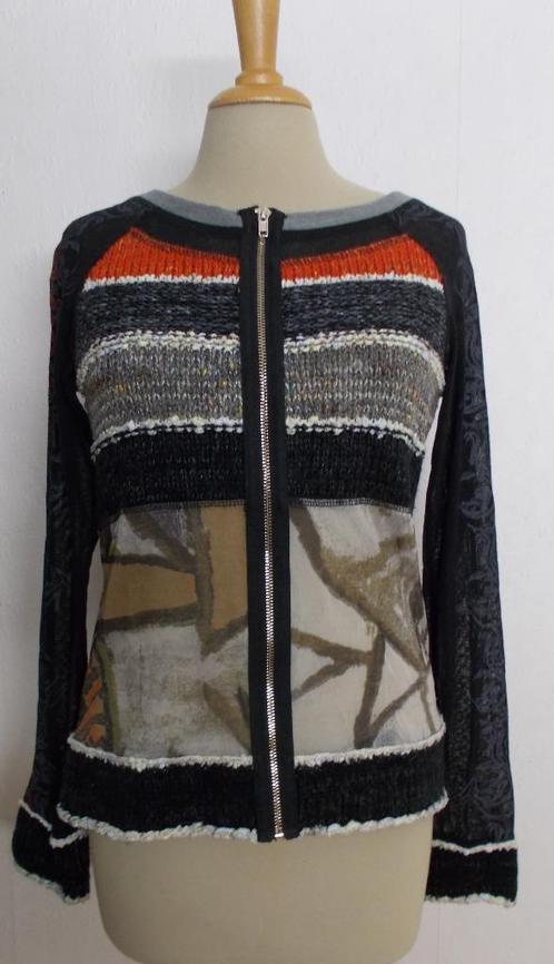Apart hippie/Ibiza vestje met rits! M, Kleding | Dames, Tops, Zo goed als nieuw, Maat 38/40 (M), Overige kleuren, Lange mouw, Verzenden
