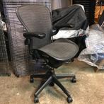 Bureaustoel Herman Miller Aeron B full options posture fit, Ophalen, Gebruikt, Zwart, Nvt