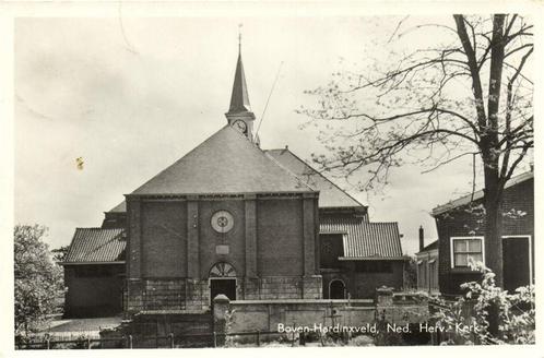 Boven-Hardinxveld, Ned. Herv. Kerk - 1959 gelopen, Verzamelen, Ansichtkaarten | Nederland, Gelopen, Overijssel, 1940 tot 1960