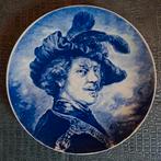 Delfts Blauw wandbord Rembrandt, Ophalen of Verzenden