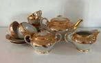 Antiek Theeservies met Gouden Details, Ophalen of Verzenden