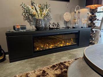 Puuur TV meubel Avalon met dimplex sfeerhaard beschikbaar voor biedingen
