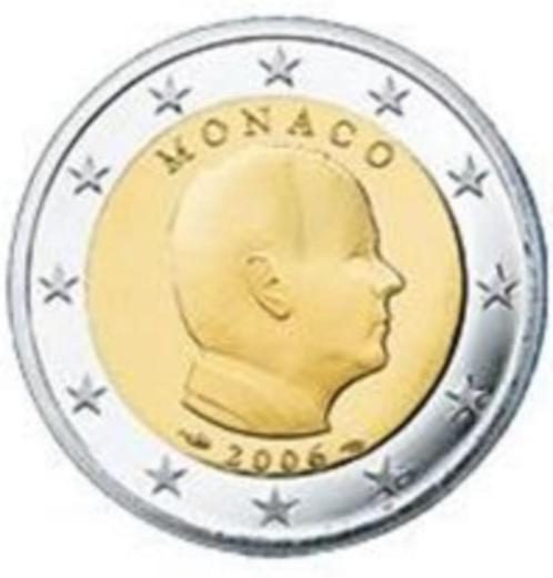 Monaco 1 en de 2 euro, Postzegels en Munten, Munten | Europa | Euromunten, 2 euro, Monaco, Ophalen of Verzenden