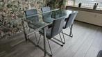 eettafel, Ophalen, Gebruikt, 50 tot 100 cm, Glas