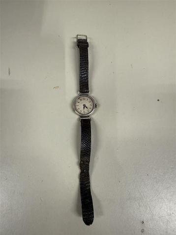 ww1 Officieren loopgraaf horloge massief zilver 1918 zwitser beschikbaar voor biedingen