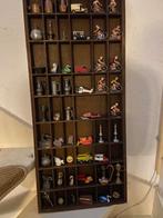 Vintage houten Letterbak met miniatuurtjes, Huis en Inrichting, Woonaccessoires | Wanddecoraties, Ophalen of Verzenden, Gebruikt