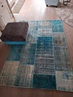 Vloerkleed 170x240  (was 499)+ hocker, Grijs, 150 tot 200 cm, Vintage, 200 cm of meer