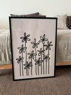 Poster ‘veldbloemen’ incl. frame (50x70), Ophalen, Rechthoekig Staand, Met lijst, Nieuw