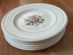 6 Wedgwood Conway Gebaksbordjes, Ophalen of Verzenden, Zo goed als nieuw, Bord(en), Wedgwood