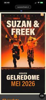 Staanplaats 2x suzan&freek 16-5-2026 ruilen met 15-5 of 24-5, Tickets en Kaartjes, Twee personen