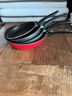 Pannenset, 4 stuks, Ophalen of Verzenden, Gebruikt, Overige materialen, Pannenset