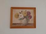 Schilderij stilleven bloemen, Antiek en Kunst, Ophalen of Verzenden