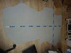 Roomtint nr 2 restant echt leer rundleer, Hobby en Vrije tijd, Verzenden, Leer of Kunstleer, Nieuw, 30 tot 120 cm