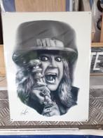 Wandbord Ozzy Osbourne (metaal), Ophalen of Verzenden, Nieuw, Overige typen