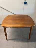 Uitschuifbare Eettafel, Ophalen, 100 tot 150 cm, Zo goed als nieuw, Vijf personen of meer