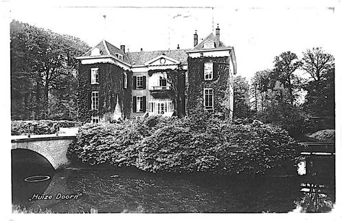 970023	Huize	Doorn	jr 40 50	Gelopen met postzegel, Verzamelen, Ansichtkaarten | Nederland, Gelopen, Utrecht, 1960 tot 1980, Ophalen of Verzenden