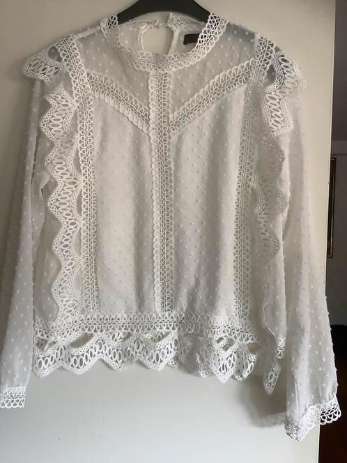 Prachtige witte blouse tuniek Nikkie Kate Moss , M, Kleding | Dames, Blouses en Tunieken, Zo goed als nieuw, Maat 38/40 (M), Wit