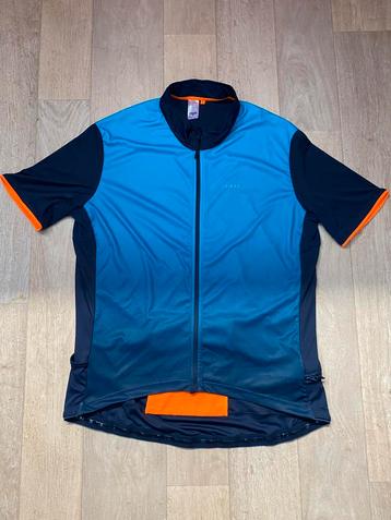 Heren fietsshirt maat L blauw Triban beschikbaar voor biedingen