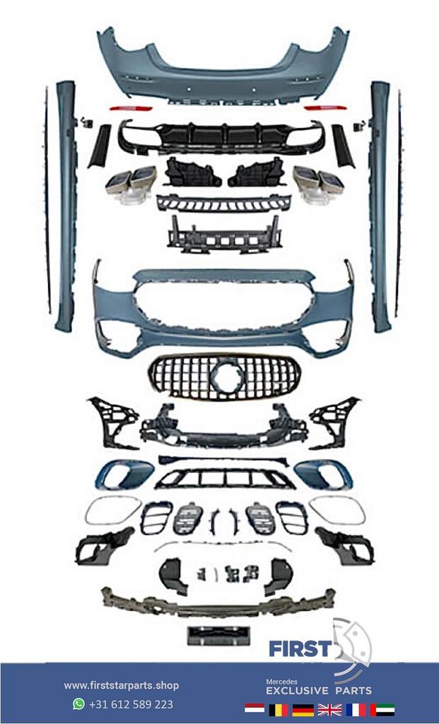W223 S KLASSE AMG LOOK BODYKIT VOORBUMPER + ACHTERBUMPER SCL, Auto-onderdelen, Carrosserie en Plaatwerk, Bumper, Mercedes-Benz