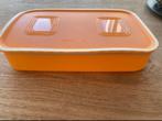Oranje Tupperware Broodtrommel/Bewaardoos, Huis en Inrichting, Ophalen of Verzenden, Gebruikt