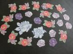 0885a - WALLIES / DECORATIES – BLOEMEN EN VIOLEN MIX, Ophalen of Verzenden, Nieuw, Materiaal