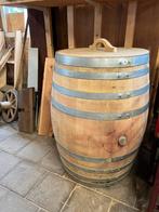 Groot wijnvat decoratie regenton bloembak palmboom, Tuin en Terras, Ouderijksweg 272 7954 DS Rouveen, Gerard Krale, 150 liter of meer