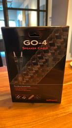 AudioQuest GO-4 speakerkabels 2x 3m Banana connectors, Ophalen of Verzenden, Zo goed als nieuw, 2 tot 5 meter, Luidsprekerkabel