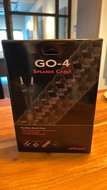 AudioQuest GO-4 speakerkabels 2x 3m Banana connectors beschikbaar voor biedingen