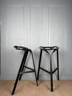 Magis One stapelbare metalen design barkrukken, Huis en Inrichting, Barkrukken, 5 krukken of meer, Met voetsteun, Magis, 60 tot 90 cm