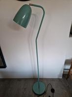 Retro vloerlamp, groen- metaal, Huis en Inrichting, Lampen | Vloerlampen, Ophalen, Zo goed als nieuw, Metaal, 100 tot 150 cm