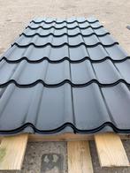 enkelstaal dakpanprofielplaten dakpanprofiel zwart, Doe-het-zelf en Verbouw, Dakpannen en Dakbedekking, Nieuw, 15 m² of meer, Grijs