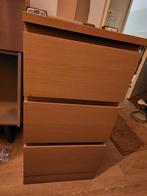ladekast Ikea 3 lades wit eiken, Huis en Inrichting, Kasten | Ladekasten, Ophalen, 50 tot 100 cm, Zo goed als nieuw, 3 of 4 laden