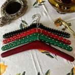 Kledinghanger set retro leder vintage, Ophalen of Verzenden, Zo goed als nieuw