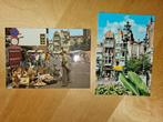 twee vintage kaarten Oude markt Tilburg, Ophalen of Verzenden, Ongelopen, Noord-Brabant