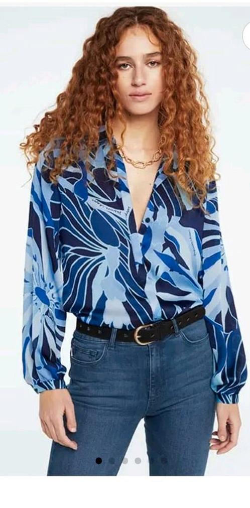 Fabienne Chapot Frida Collar blouse maat 36 *nieuw *, Kleding | Dames, Blouses en Tunieken, Nieuw, Maat 36 (S), Blauw, Ophalen of Verzenden